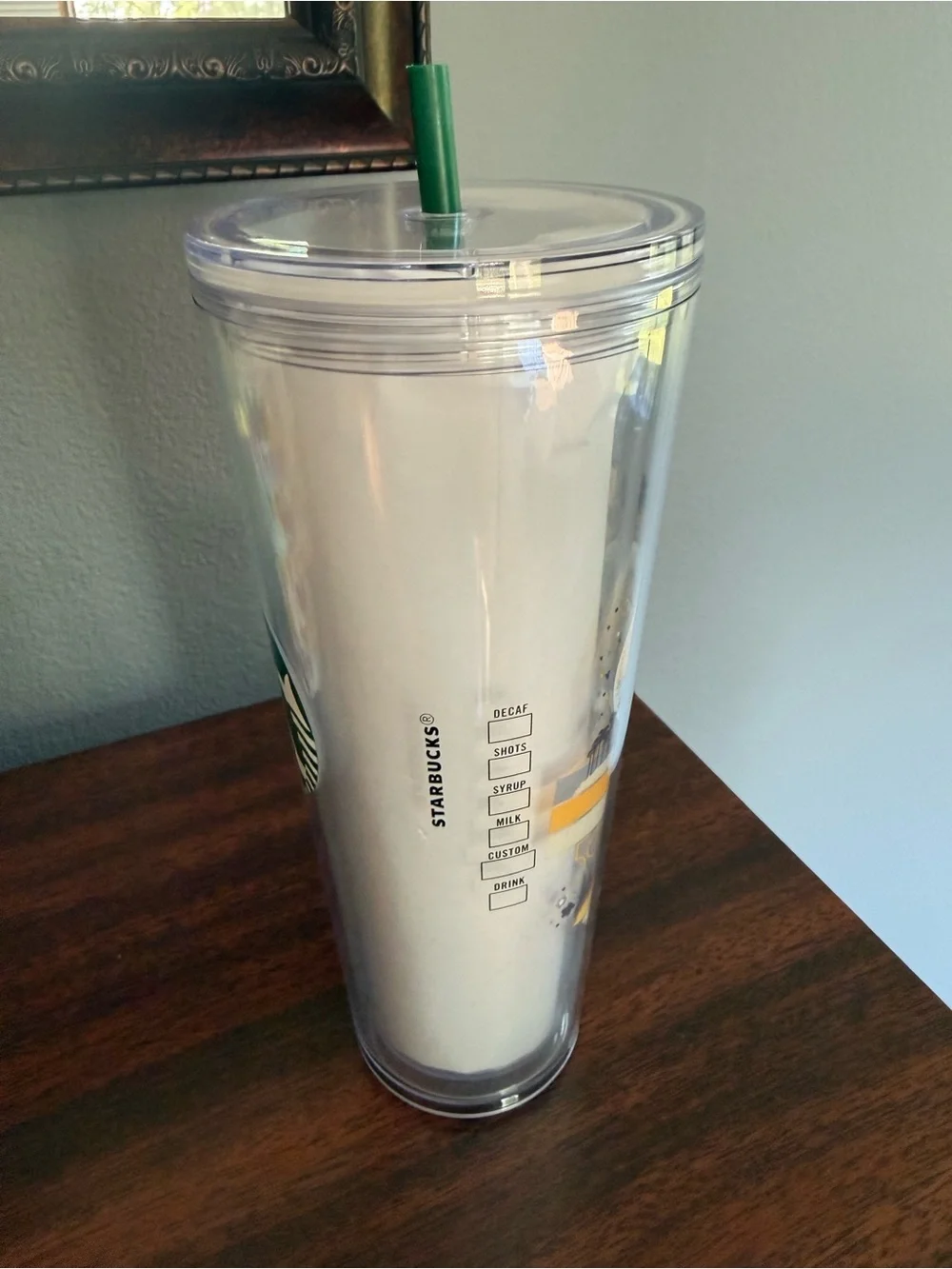 Starbucks Walt Disney World 50th Anniversary Vault Retro Venti Cold Cup Tumbler